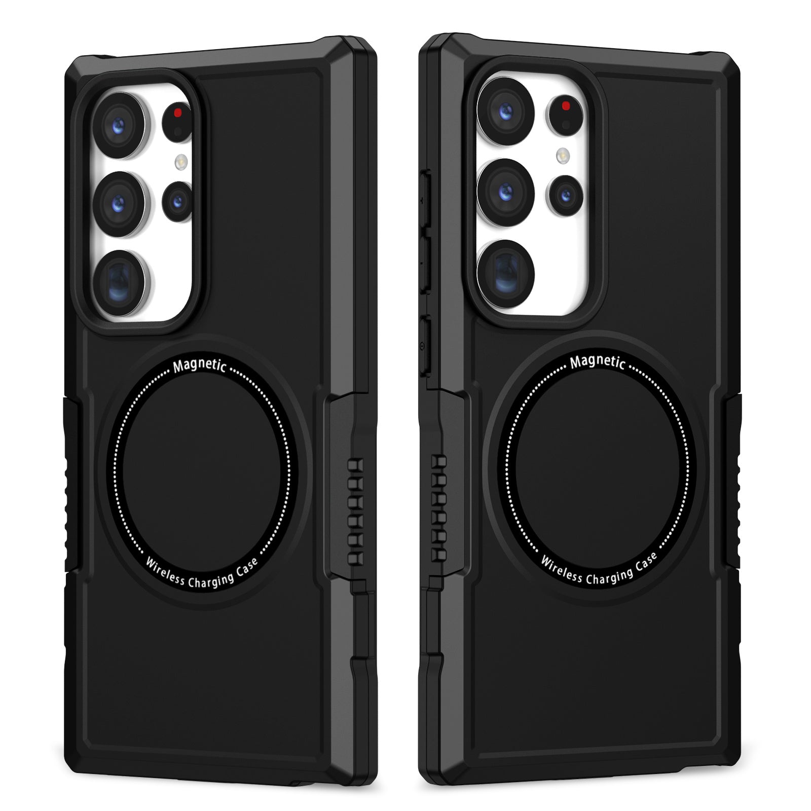 For Samsung Galaxy S24 Ultra Case Hard PC + Soft TPU Anti-Drop Phone Cover Compatible with MagSafe For Samsung Galaxy S24 Ultra Case Hard PC + Soft TPU Anti-Drop Phone Cover Compatible with MagSafe